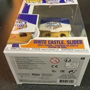 Pop White Castle Slider Vinyl Figur – Stylisierte Sammelfigur, Ca. 9,5 Cm (3,75 Zoll)